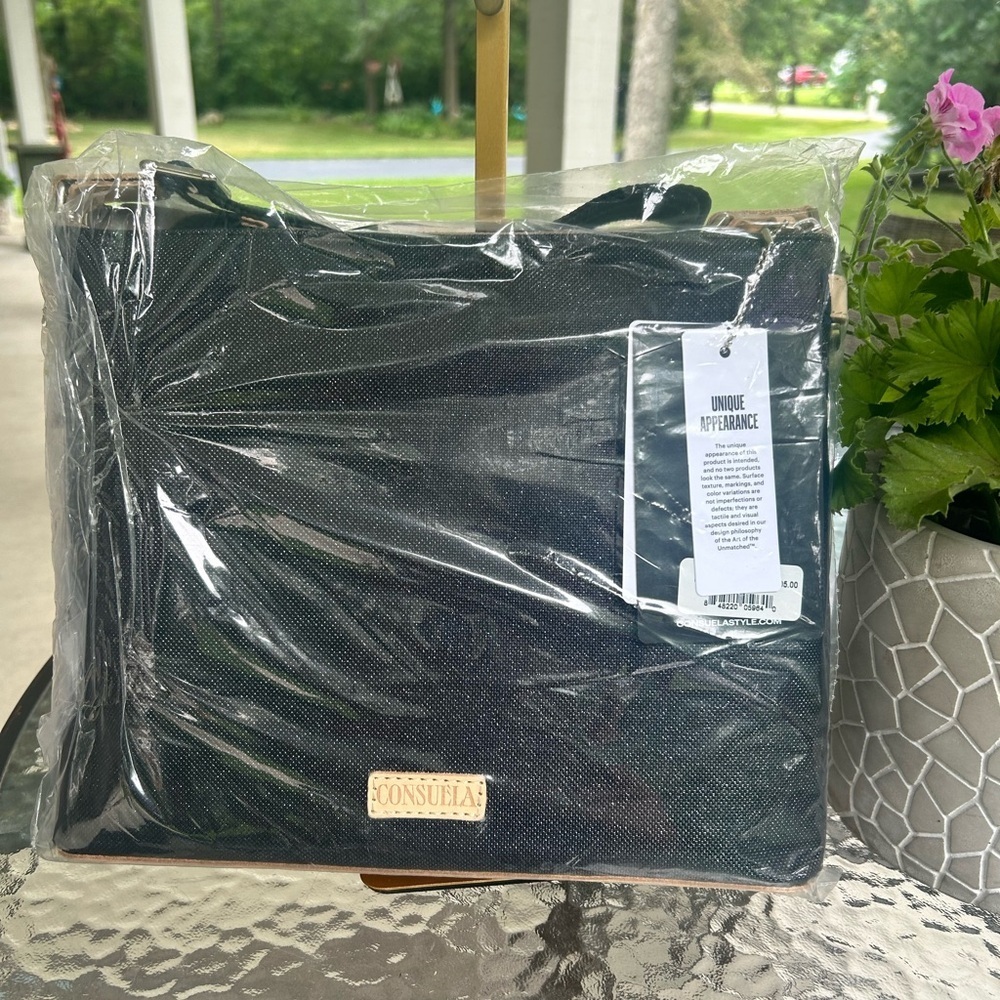 NWT- CONSUELA- “ ROWAN”Vibrant Geometric Crossbody Bag - Multicolor - Picture 8 of 10